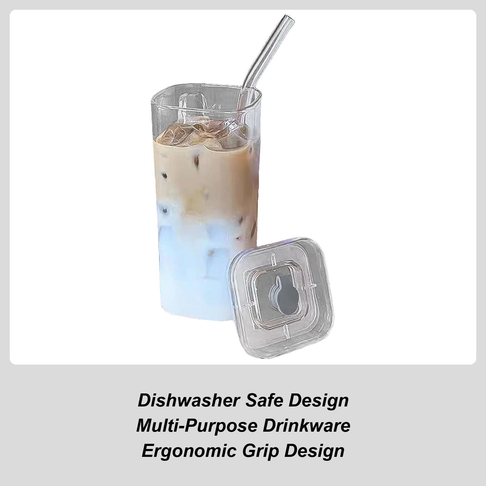 Wine Beer Coffee Drink - Drinking Glasses with Lids Transparent Spill