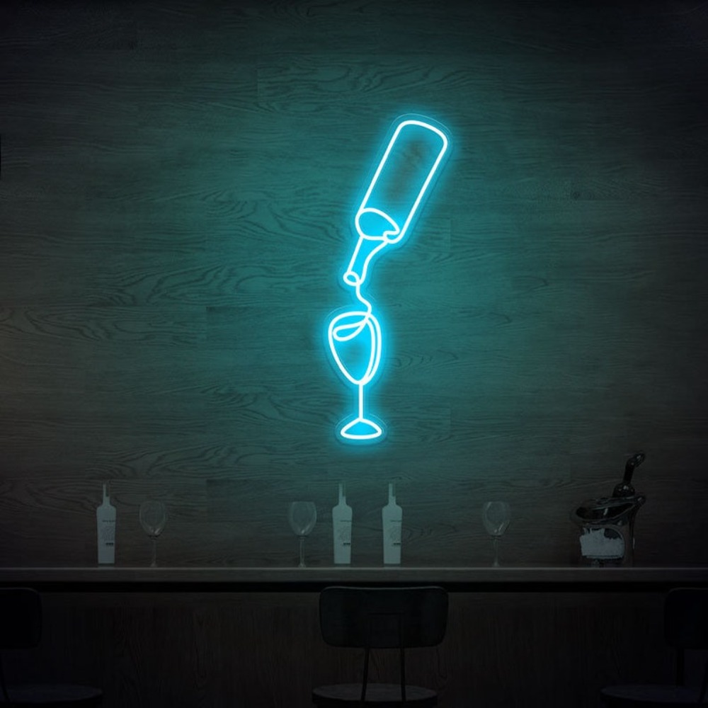 Wine Led Neon Sign lights USB  - Wine Beer Store recension och pris