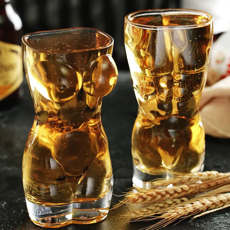 Creative Beer Glasses Body Art - Wine Beer Mixed Drinks recension och pris
