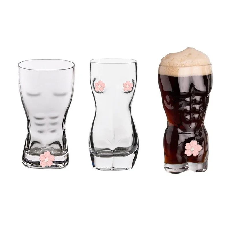 Creative Beer Glasses Body Art - Wine Beer Mixed Drinks recension och pris