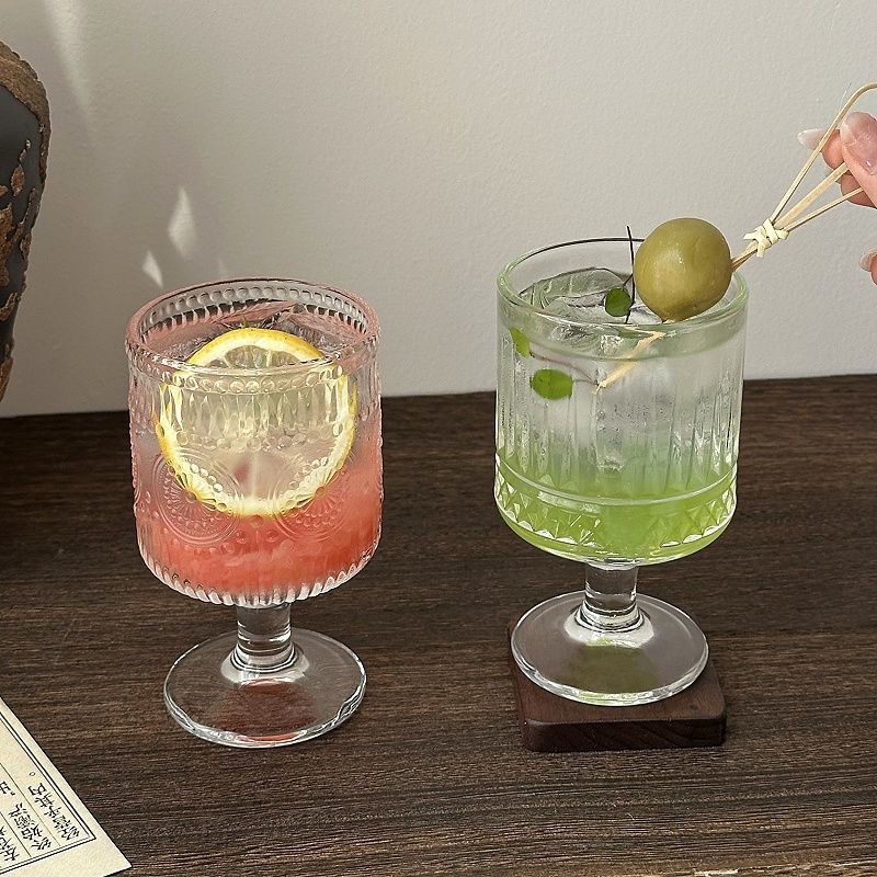 4pcs Set Vintage Embossed Mixe - Wine Beer Mixed Drinks recension och pris