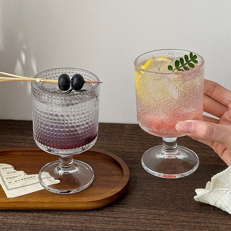 4pcs Set Vintage Embossed Mixe - Wine Beer Mixed Drinks recension och pris
