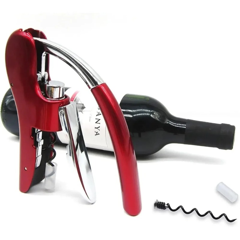 New Stainless Steel Wine Bottl - Cork Screw Lever recension och pris