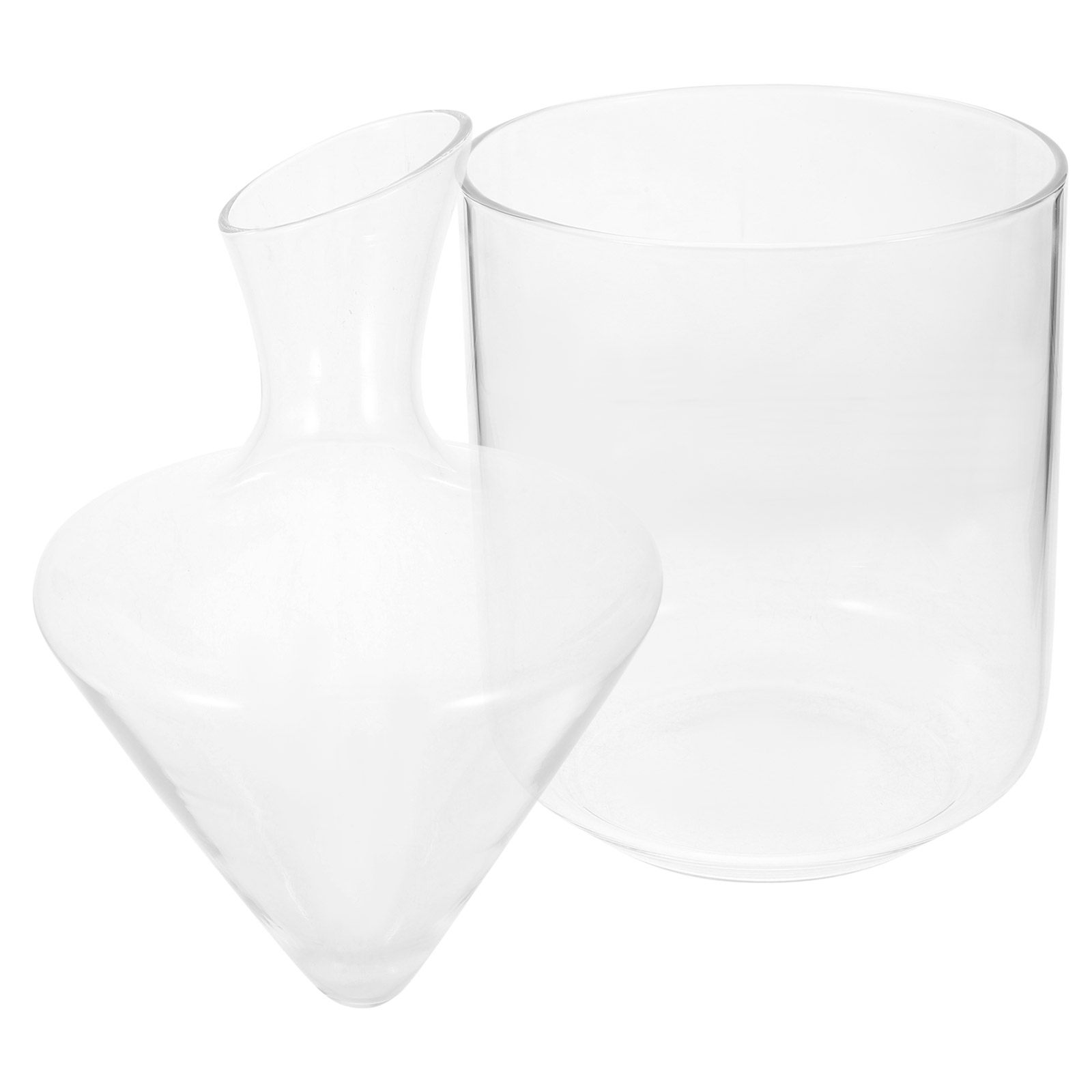 1Pcs Sleek Oblique Glass Wine  - Decanter Aerator Set recension och pris